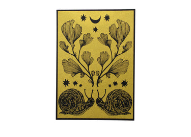 Snails Tiny Shrine Print