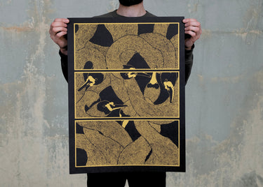Golden Swans Poster