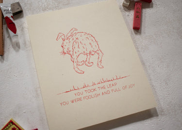 Joy Rabbit Print