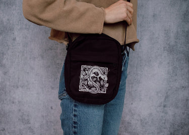 Salamander and Rosehips Mini Satchel Bag