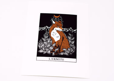 The Hermit Tarot Print