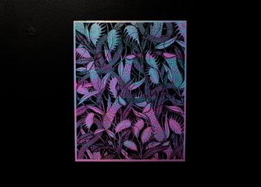 Holographic Carnivorous Plant Poster