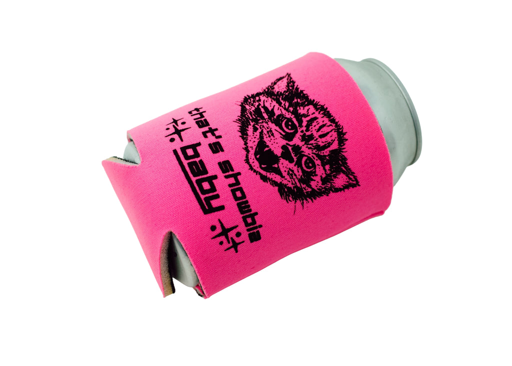 Pink Cat Can Holder