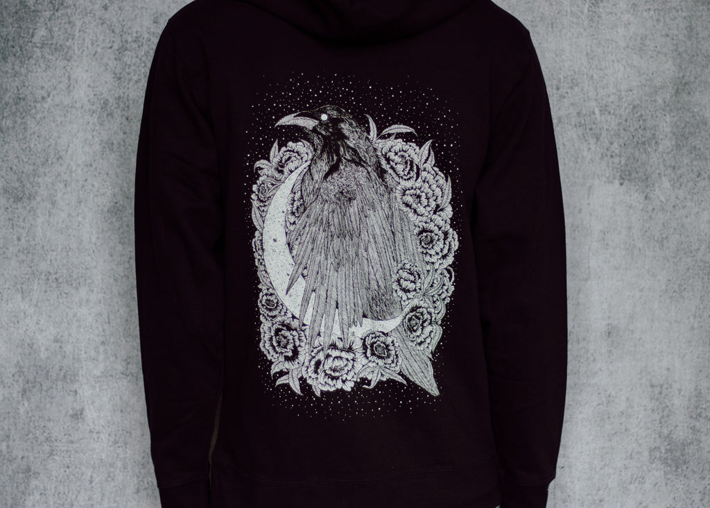 Raven and Crescent Hoodie