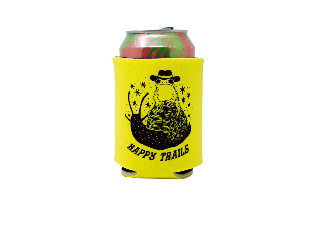 Yellow Frog Can Holder