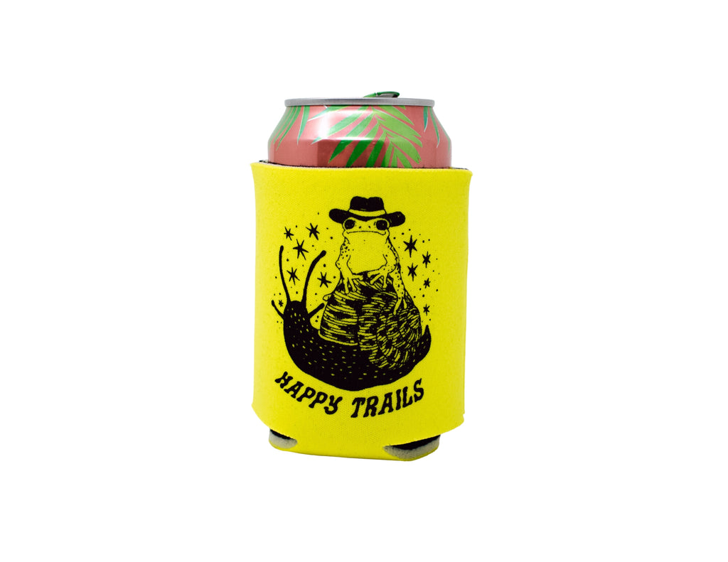 Yellow Frog Can Holder