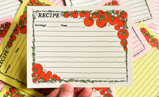 Recipe Card Freebies! And some thoughts on growing where you are planted...