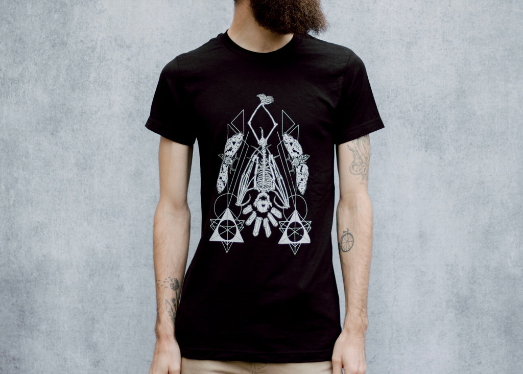 Hanging Bat Skeleton T-Shirt