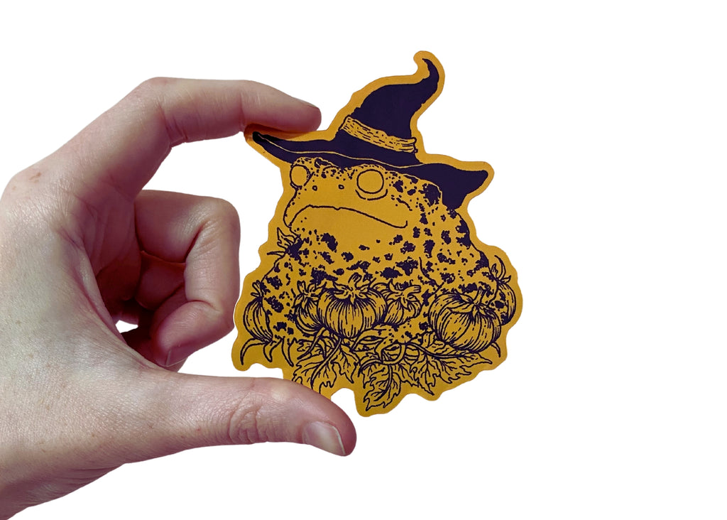 Spooky Toad Sticker