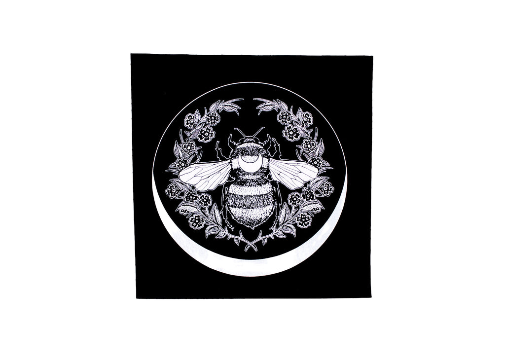 Honey Bee and Crescent Back Patch