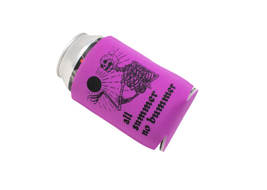 Purple Skeleton Can Holder