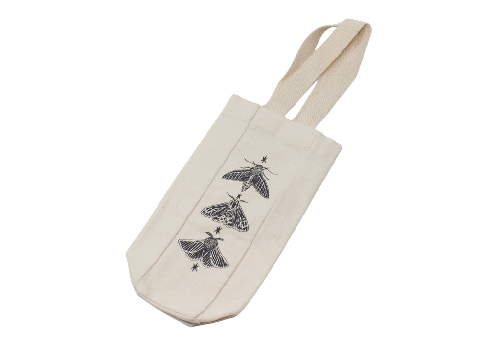 Moths and Stars Wine Tote