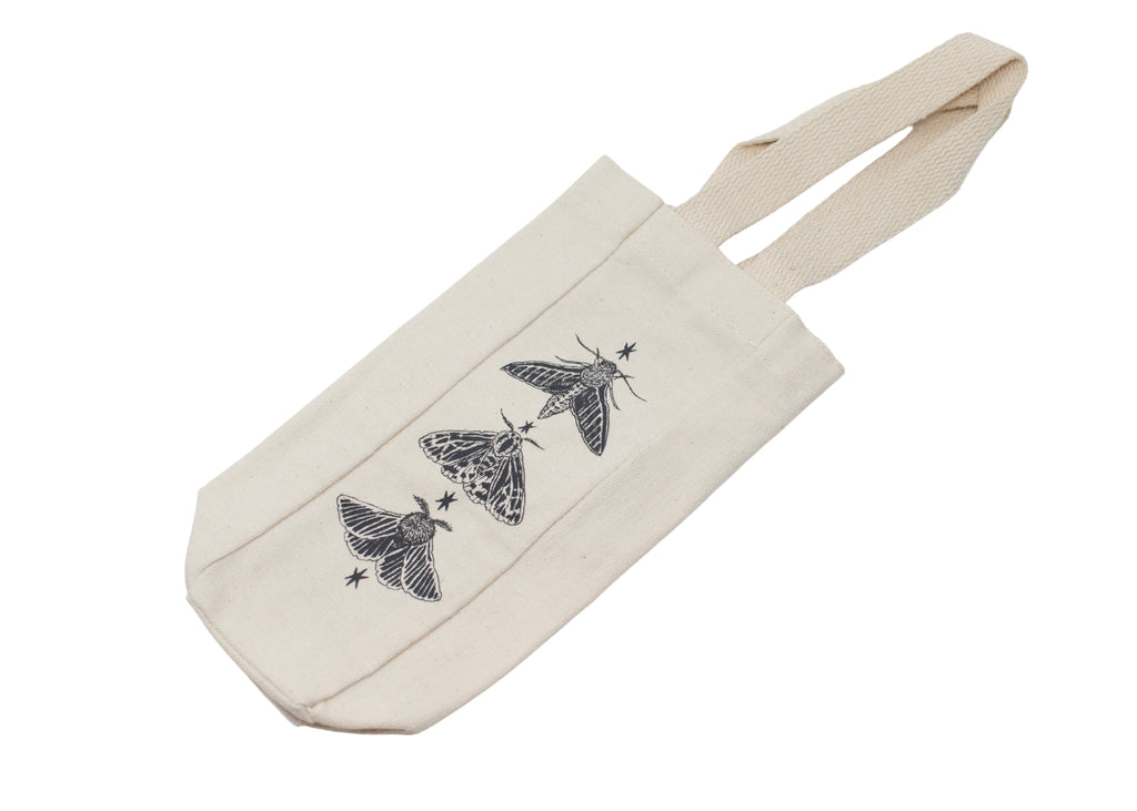 Moths and Stars Wine Tote