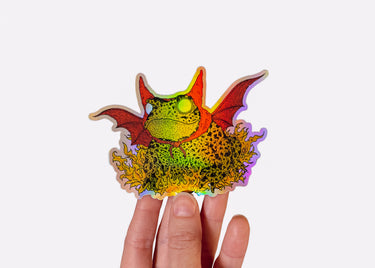 Devil Toad Sticker