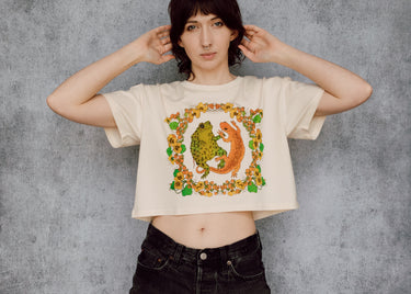 Garden Party Crop Tee