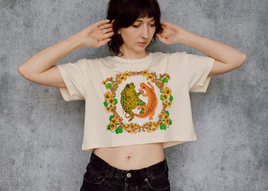 Garden Party Crop Tee