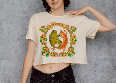 Garden Party Crop Tee