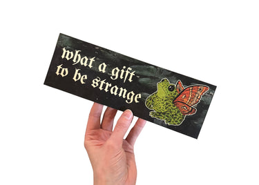 Strange Toad Bumper Sticker