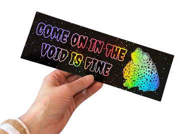 Void Toad Bumper Sticker