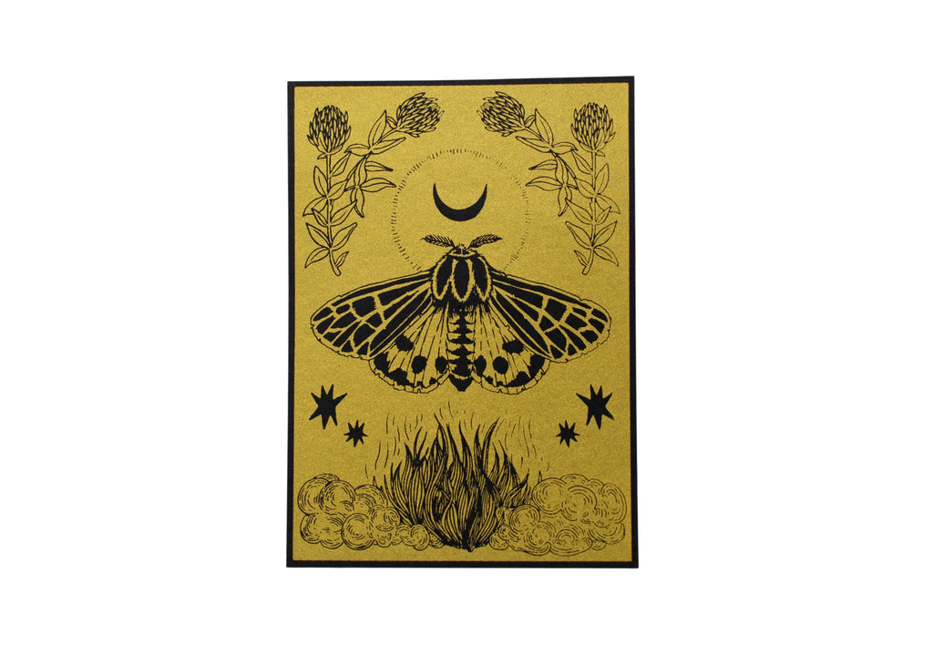 Tiger Moth Tiny Shrine Print