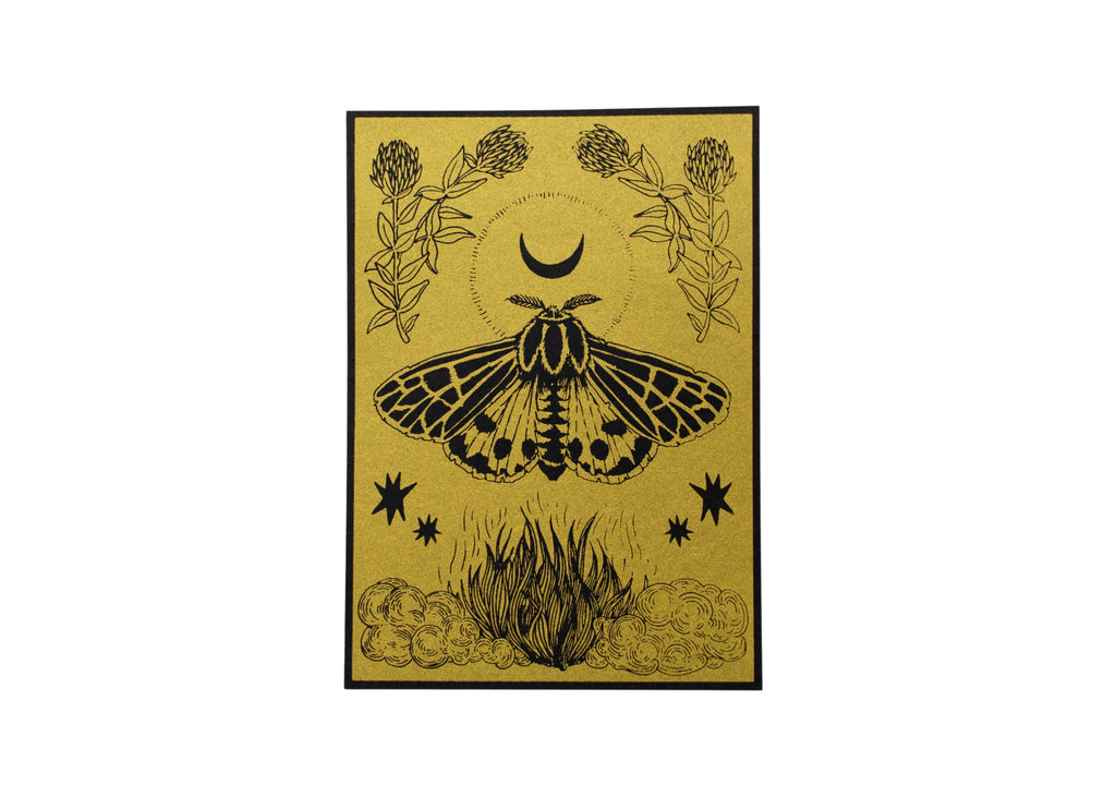 Tiger Moth Tiny Shrine Print