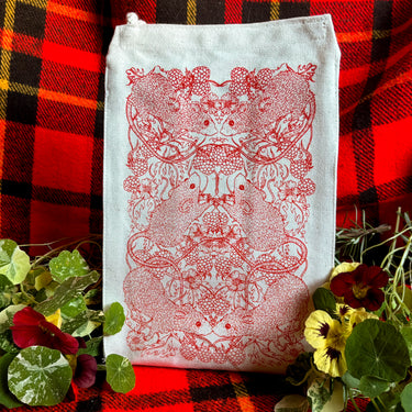 Mice and Berries Reusable Lunch Bag