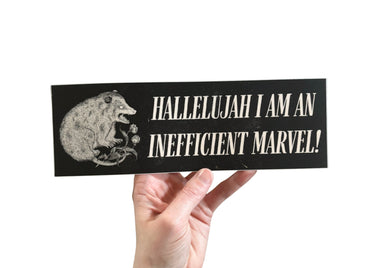 Marvelous Possum Bumper Sticker