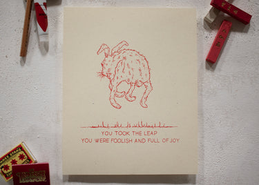 Joy Rabbit Print