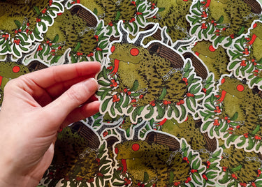 Krampus Toad Sticker