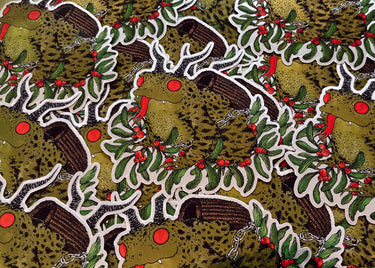 Krampus Toad Sticker