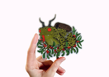 Krampus Toad Sticker