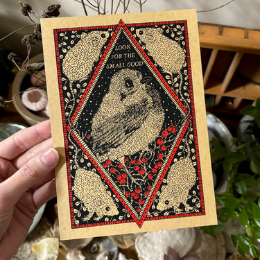 Look for the Small Good Print