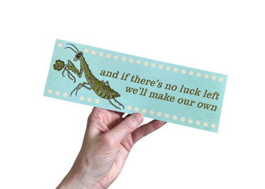 Mantis Bumper Sticker