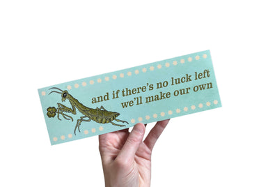 Mantis Bumper Sticker