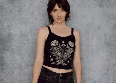Moth and Eye Cami Crop