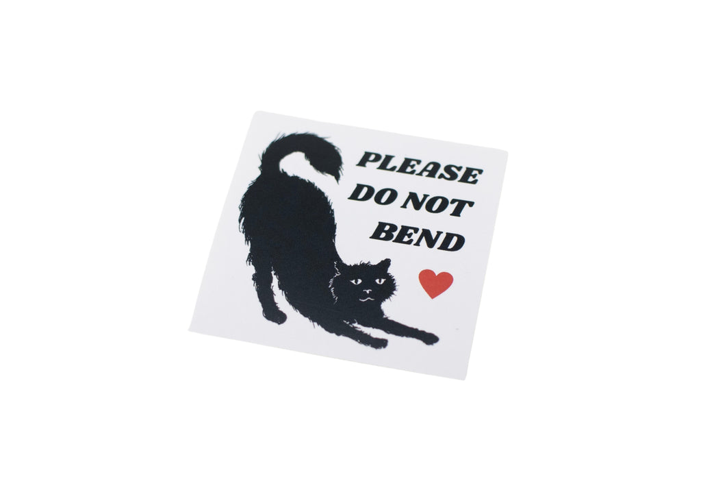 Do Not Bend Sticker