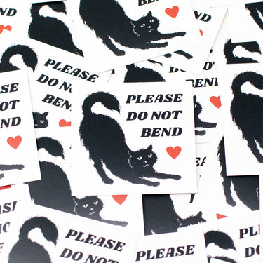 Do Not Bend Sticker