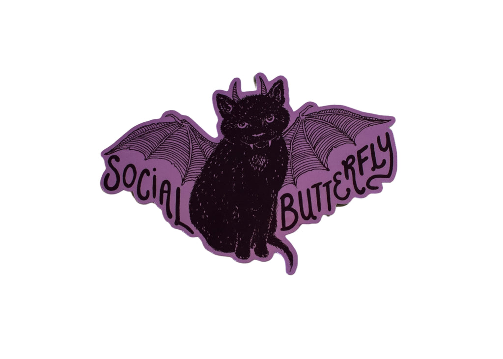 Vampire Cat Sticker