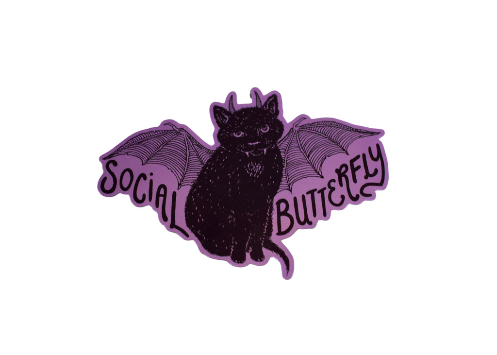 Vampire Cat Sticker