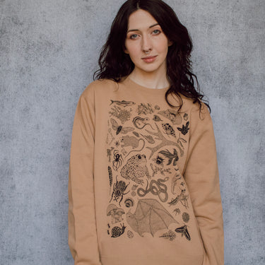 Nature Doodle Crewneck Sweatshirt