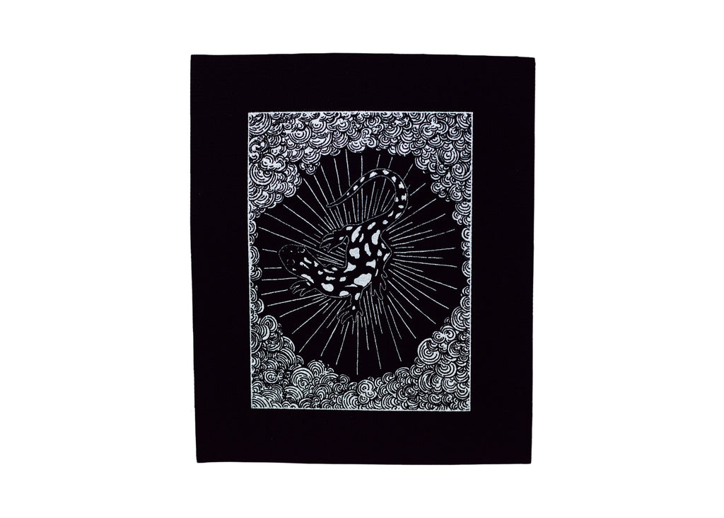 Silver Magic Salamander Patch
