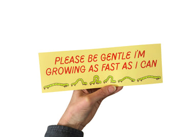 Inchworm Bumper Sticker