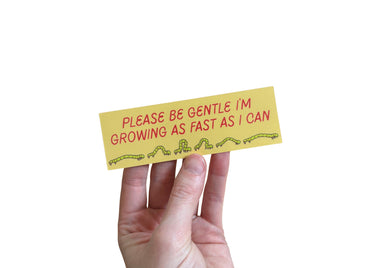 Slow Inchworm Sticker