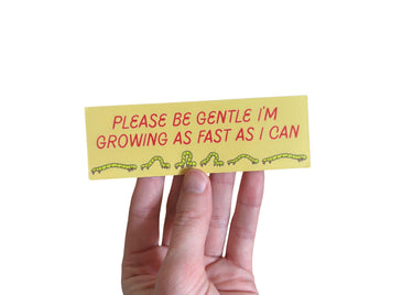 Slow Inchworm Sticker