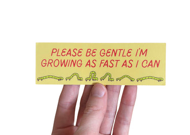 Slow Inchworm Sticker