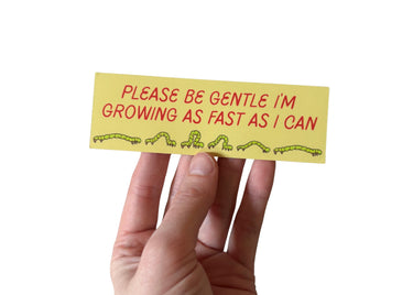 Slow Inchworm Sticker