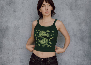 Snails and Chamomile Cami Crop