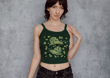 Snails and Chamomile Cami Crop