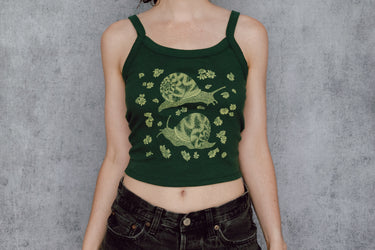 Snails and Chamomile Cami Crop