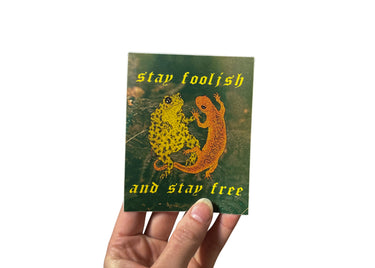 Foolish and Free Sticker